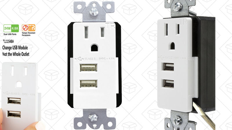 Enchufe TOPGREENER 15A con 4.8A puertos USB, $15 con cĂłdigo 2H7LEAFT | 20A, $16 con cĂłdigo B62UE6DM